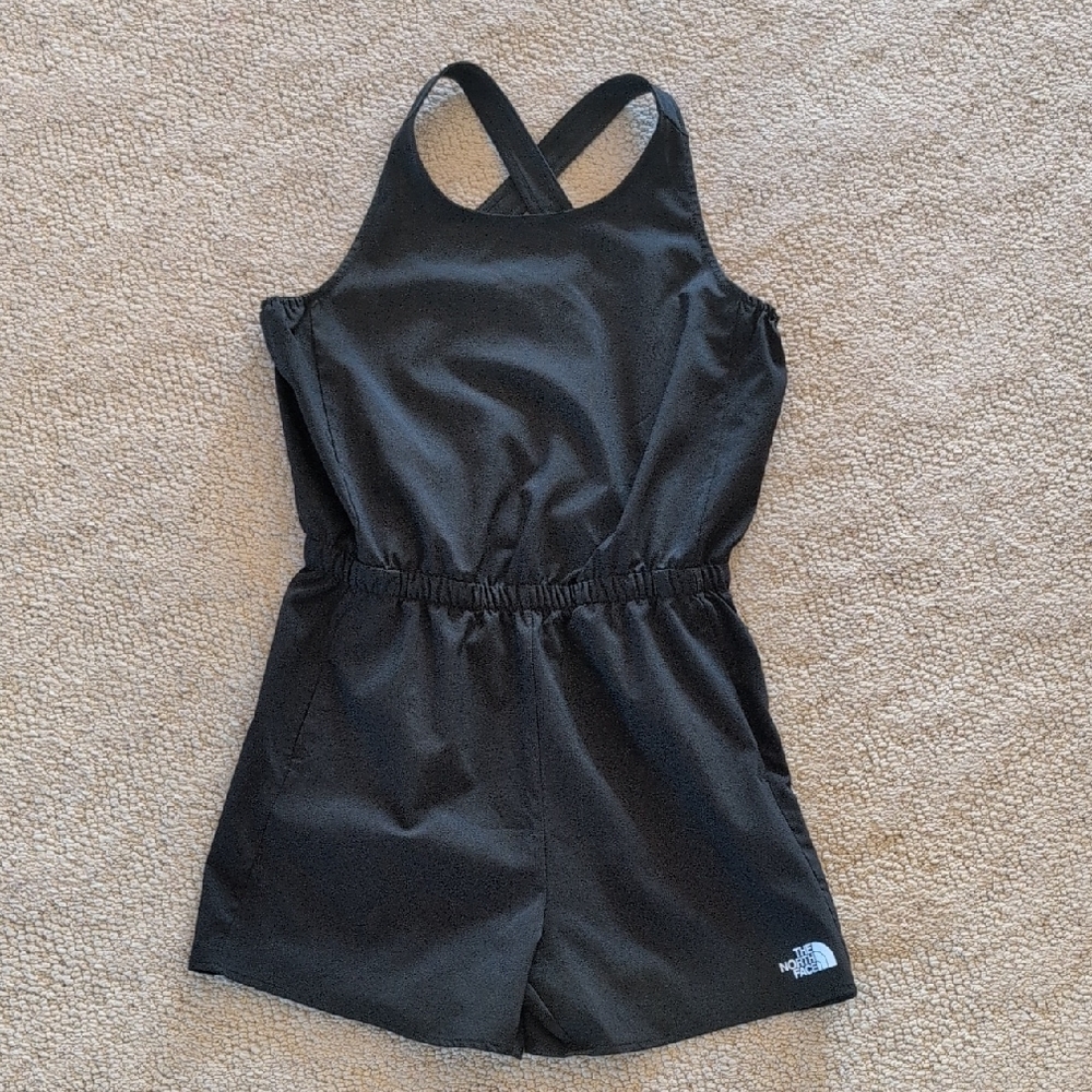 The North Face Girls Black Cross-Back Romper